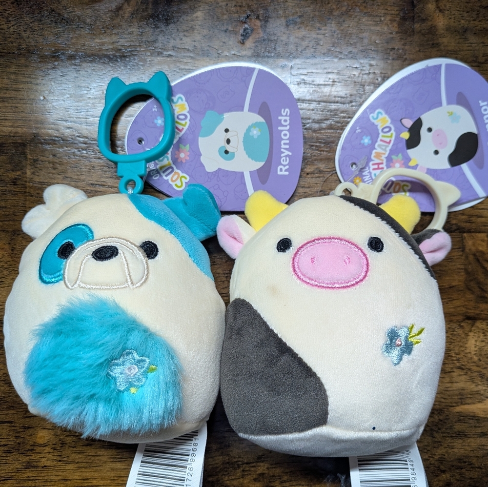 Squishmallows keychain Reynolds And Connor